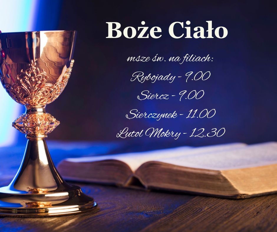 Boże Ciało filie