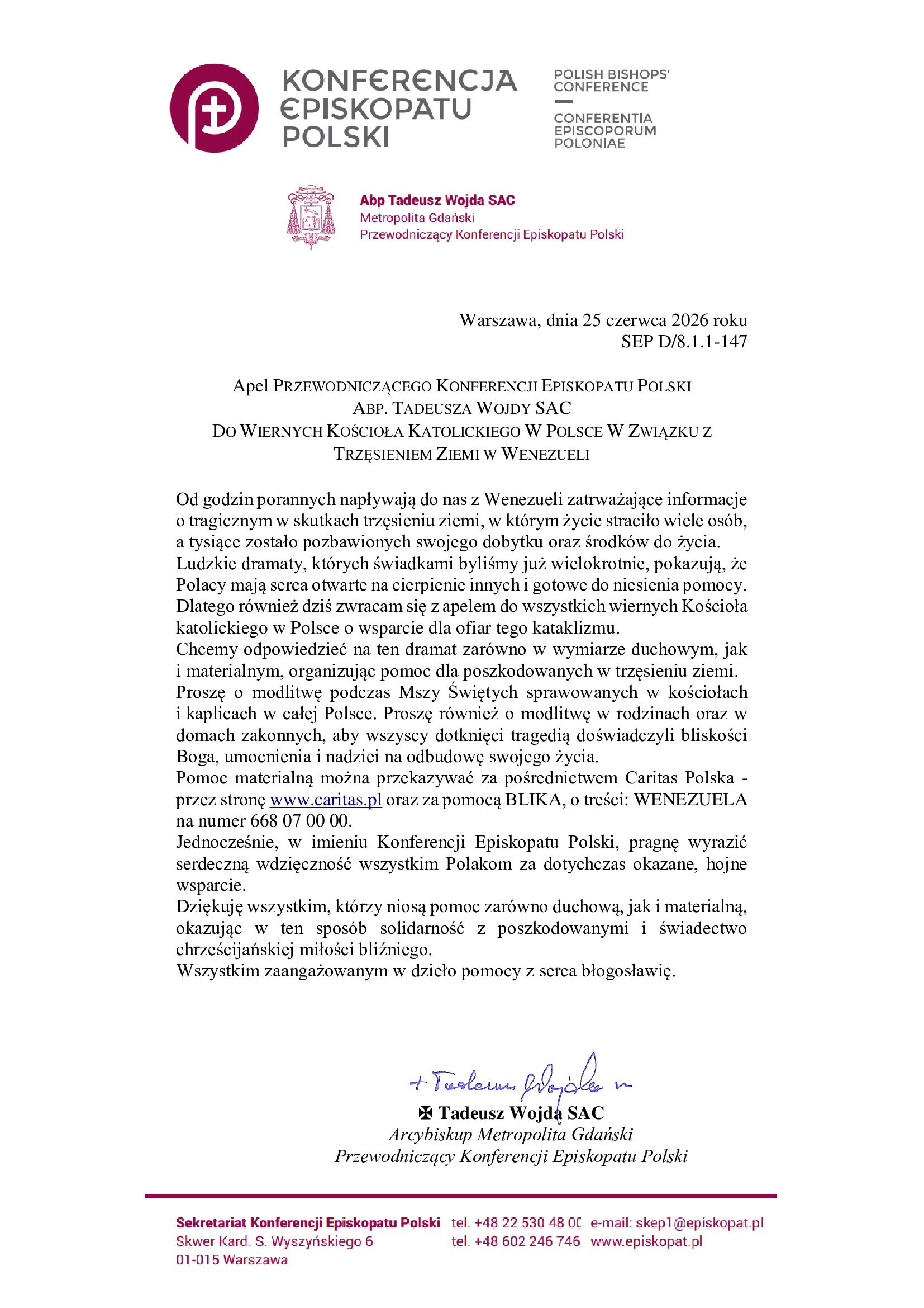 Apel Episkopatu Polski