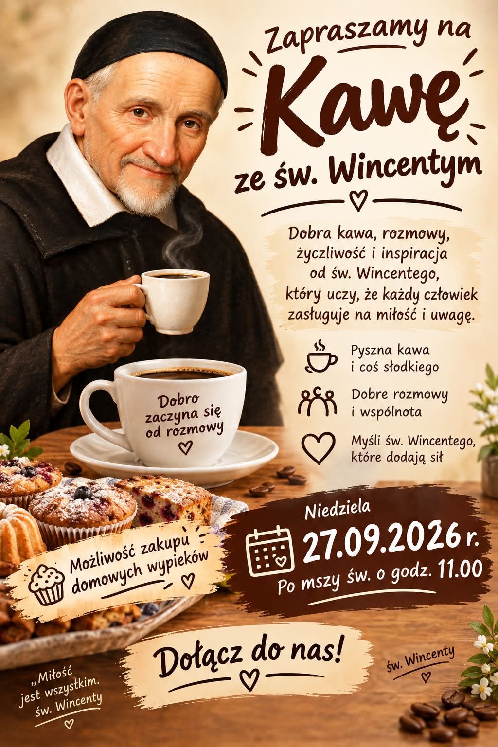 Kawa ze św. Wincentym